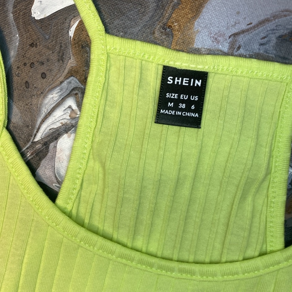 3/$50 | SHEIN Ribbed Racerback Cropped Cami Top - Picture 11 of 12
